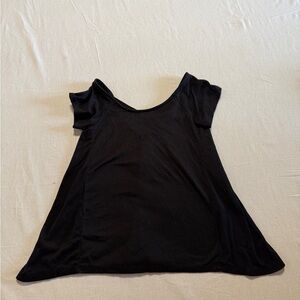 Lavie 89 Black Detailed Backing Girls Size Small  Top‎